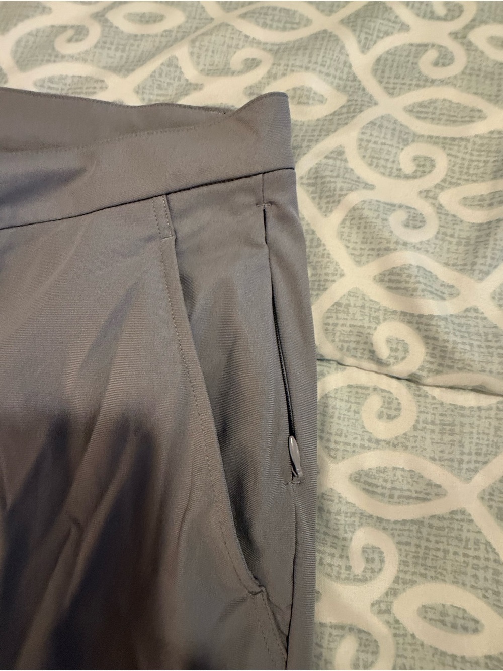 Reebok Men's Light Gray Dress Pants - Straight Leg - Picture 3 of 5